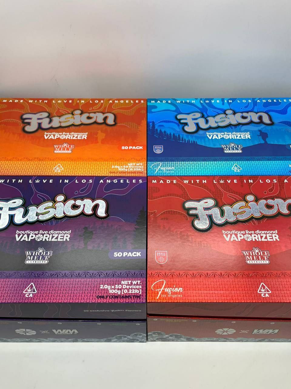 Fusion x Wholemelt Collab 2g Live Diamond Disposables