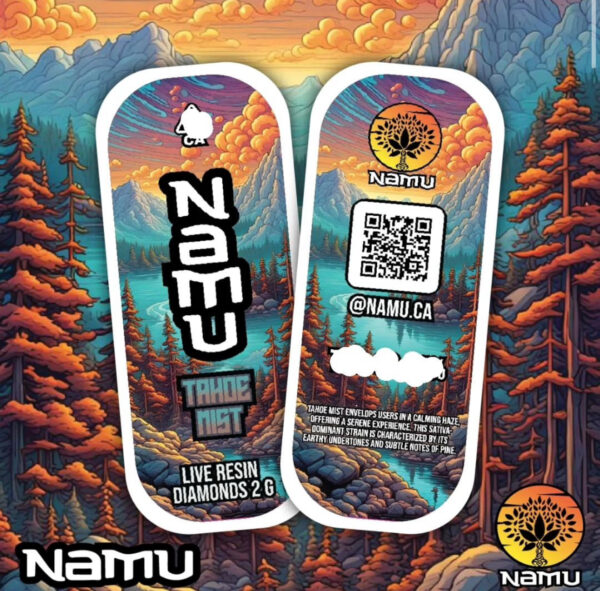 Namu 2g Tahoe Mist Live Resin Disposable