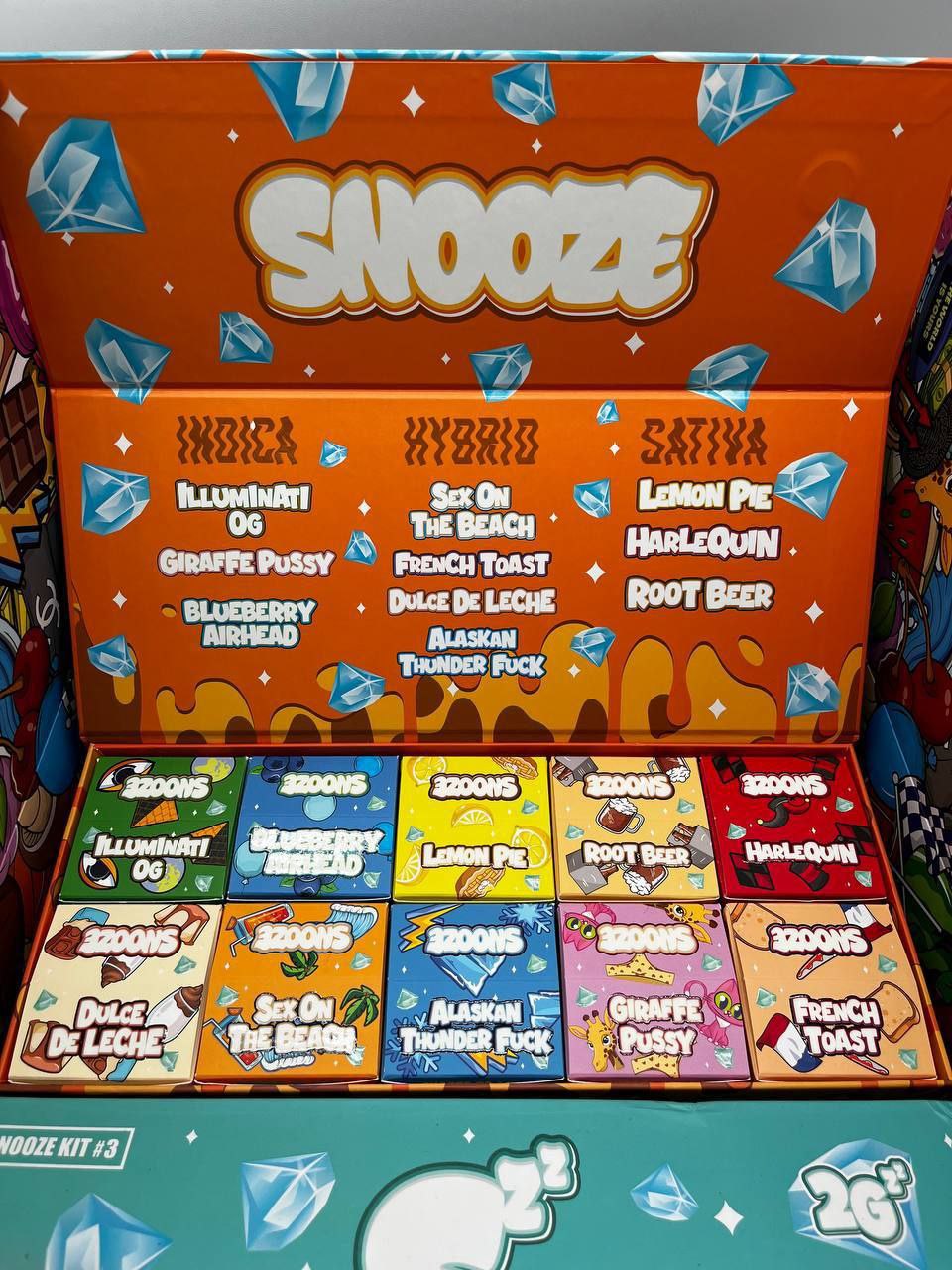 Snooze Disposable Liquid Diamonds 2g Vape #2