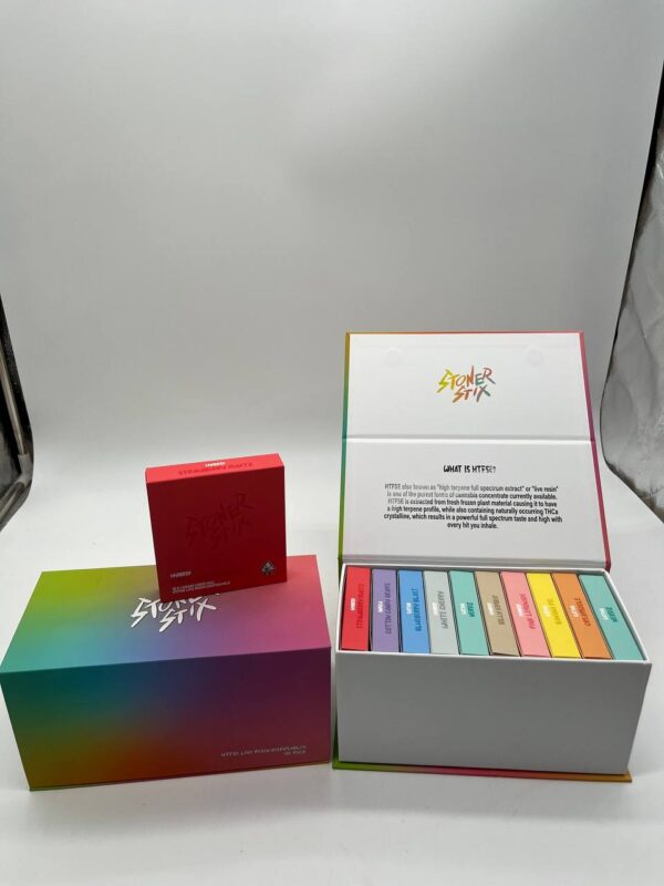 Stoner Stix Live Resin Disposable Wholesale Box (10 Flavors)