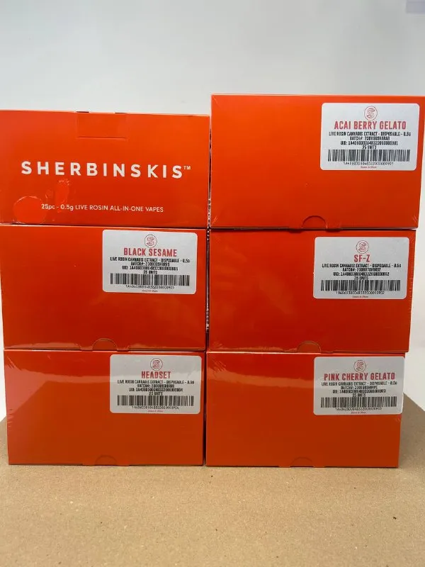Sherbinkis Live Rosin Disposable - Image 2